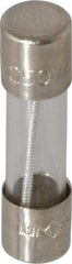 Cooper Bussmann - 250 VAC, 32 VDC, 1 Amp, Time Delay Miniature Glass Fuse - 20mm OAL, 10 at 125 V kA Rating, 5mm Diam - USA Tool & Supply