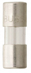 Cooper Bussmann - 250 VAC, 32 VDC, 5 Amp, Fast-Acting Miniature Glass Fuse - 15mm OAL, 10 at 125 V kA Rating, 5mm Diam - USA Tool & Supply