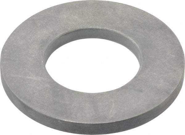 Gibraltar - 1" Screw, Grade 18-8 Stainless Steel Standard Flat Washer - 1-1/32" ID x 2" OD, 3/16" Thick, Plain Finish - USA Tool & Supply