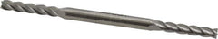 Made in USA - 5/32", 7/8" LOC, 3/16" Shank Diam, 3-1/4" OAL, 4 Flute, High Speed Steel Square End Mill - Double End, Uncoated - USA Tool & Supply