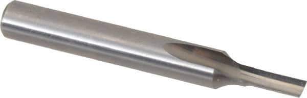 Onsrud - 1/8" Diam, 1/4" Shank Diam, 5/16" Length of Cut, 1 Flute Single Edge Straight Router Bit - 2" Overall Length, Right Hand Cut, Solid Carbide - USA Tool & Supply