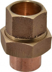 NIBCO - 1" Cast Copper Pipe Union - C x C, Pressure Fitting - USA Tool & Supply