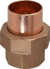 NIBCO - 1-1/2" Cast Copper Pipe Union - C x C, Pressure Fitting - USA Tool & Supply