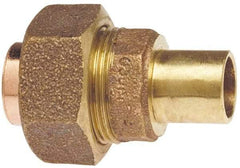 NIBCO - 3/4" Cast Copper Pipe Union - FTG x F, Pressure Fitting - USA Tool & Supply