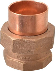 NIBCO - 2" Cast Copper Pipe Union - C x F, Pressure Fitting - USA Tool & Supply