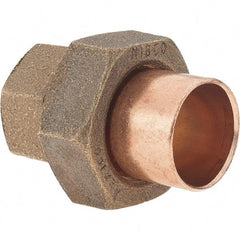 NIBCO - 3/4" Cast Copper Pipe Union - C x C, Pressure Fitting - USA Tool & Supply