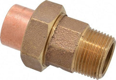 NIBCO - 1" Cast Copper Pipe Union - C X M, Pressure Fitting - USA Tool & Supply