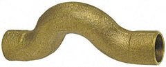NIBCO - 1/2" Cast Copper Pipe Cross-Over Coupling - C x C, Pressure Fitting - USA Tool & Supply