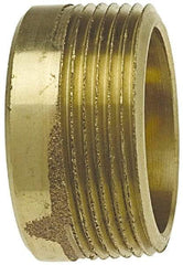 NIBCO - 1-1/4 x 1-1/2", Cast Copper Drain, Waste & Vent Pipe Adapter - C x M - USA Tool & Supply