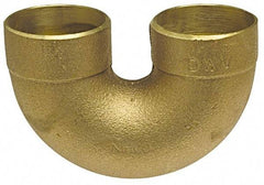 NIBCO - 1-1/2", Cast Copper Drain, Waste & Vent Pipe Return Bend - C x C - USA Tool & Supply