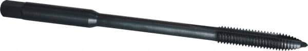 Kennametal - M6x1.00 Metric Coarse 2 Flute D5 Oxide Finish High Speed Steel Spiral Point Extension Tap - Plug Chamfer, 4" OAL, 6H Class of Fit - USA Tool & Supply