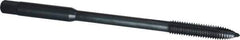 Kennametal - M6x1.00 Metric Coarse 2 Flute D5 Oxide Finish High Speed Steel Spiral Point Extension Tap - Plug Chamfer, 4" OAL, 6H Class of Fit - USA Tool & Supply