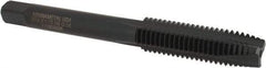 Kennametal - M12x1.75 Metric Coarse 3 Flute D6 Oxide Finish High Speed Steel Spiral Point Extension Tap - Plug Chamfer, 4" OAL, 6H Class of Fit - USA Tool & Supply
