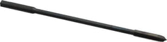 Kennametal - 1/4-28 UNF 2 Flute H3 Oxide Finish High Speed Steel Spiral Point Extension Tap - Plug Chamfer, 6" OAL, 3B Class of Fit - USA Tool & Supply