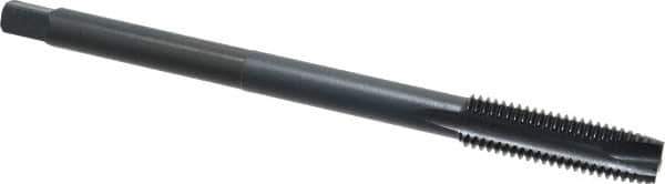 Kennametal - M12x1.75 Metric Coarse 3 Flute D6 Oxide Finish High Speed Steel Spiral Point Extension Tap - Plug Chamfer, 6" OAL, 6H Class of Fit - USA Tool & Supply