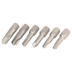 Tri-Wing Insert Bit #0, 1, 2, 3, 4, 5 × 25mm (6 Bit Pack) - USA Tool & Supply