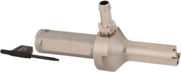 Seco - 1.732" Max Drill Depth, 2xD, 22mm Diam, Indexable Insert Drill - 2 Inserts, 1" Shank Diam, Straight Shank - USA Tool & Supply