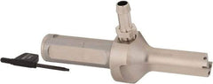 Seco - 1.732" Max Drill Depth, 2xD, 22mm Diam, Indexable Insert Drill - 2 Inserts, 1" Shank Diam, Straight Shank - USA Tool & Supply