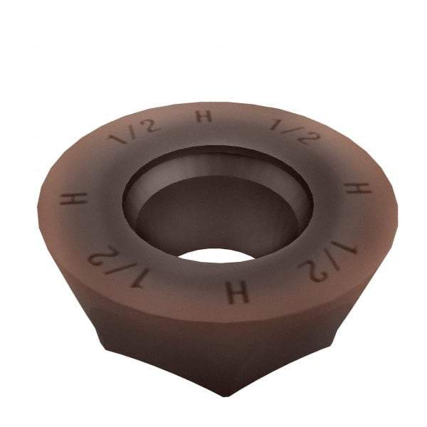 Sumitomo - QPMT4312 H Grade ACP300 Carbide Milling Insert - TiAlN/AlCrN Finish, 3/16" Thick, 1/2" Inscribed Circle - USA Tool & Supply