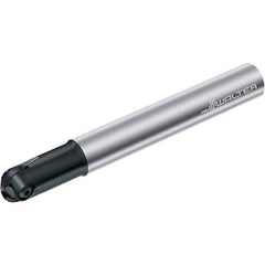 Walter - 12mm Cut Diam, 1/2" Shank Diam, 5.11" OAL, Indexable Ball Nose End Mill - 1-1/4" Head Length, Straight Shank, F2139 Toolholder, P3201-D12, P3201-D12.7, P3204-D12, P3204-D12.7 Insert - USA Tool & Supply
