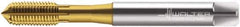 Walter-Titex - M10x1.50 Metric 6HX Modified Bottoming Thread Forming Tap - Cobalt, TiN Finish, 100mm OAL, 20mm Thread Length, Right Hand Thread, Series DP2061705 - USA Tool & Supply