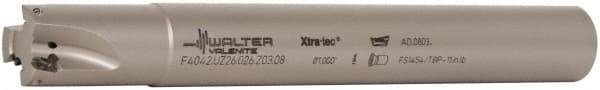 Walter - 20mm Cut Diam, 8mm Max Depth of Cut, 20mm Shank Diam, 1.535" OAL, Indexable Square Shoulder End Mill - AD.T 0803.. Inserts, Weldon Shank, 90° Lead Angle - USA Tool & Supply