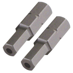 Security Hex Insert Bit 2.5 × 25mm (2 Bit Pack) - USA Tool & Supply