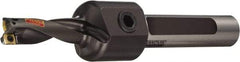 Sandvik Coromant - 2.402" Max Drill Depth, 3xD, 3/4" Diam, Indexable Insert Drill - 2 Inserts, 1" Shank Diam, Flange Shank - USA Tool & Supply