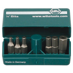 Security Hex Metric PokitPak Bit 6 Piece Set 2.5, 3.0, 4.0, 5.0, 6.0, 8.0mm - USA Tool & Supply