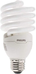 Philips - 26 Watt Fluorescent Residential/Office Medium Screw Lamp - 4,100°K Color Temp, 1,800 Lumens, 120 Volts, EL/mDT, 10,000 hr Avg Life - USA Tool & Supply