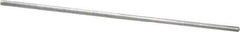 Made in USA - 0.0335" High Speed Steel 3 Flute Chucking Reamer - Straight Flute, 0.033" Straight Shank, 1/2" Flute Length, 1-3/8" OAL - USA Tool & Supply
