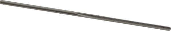 Made in USA - 0.0385" High Speed Steel 3 Flute Chucking Reamer - Straight Flute, 0.038" Straight Shank, 1/2" Flute Length, 1-1/2" OAL - USA Tool & Supply