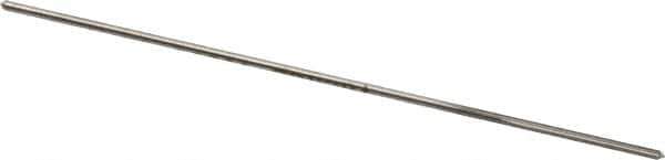 Made in USA - 0.0395" High Speed Steel 4 Flute Chucking Reamer - Straight Flute, 0.0394" Straight Shank, 1/2" Flute Length, 2-1/2" OAL - USA Tool & Supply