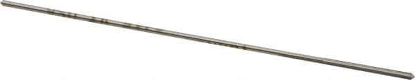 Made in USA - 0.0415" High Speed Steel 4 Flute Chucking Reamer - Straight Flute, 0.039" Straight Shank, 1/2" Flute Length, 2-1/2" OAL - USA Tool & Supply