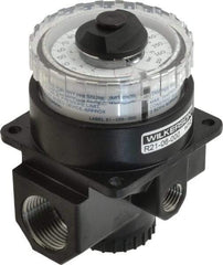 Wilkerson - 3/4 NPT Port, 220 CFM, Zinc Dial Air Regulator - 5 to 160 psi Range, 300 Max psi Supply Pressure, 1/4" Gauge Port Thread, 3.2" Wide x 4.19" High - USA Tool & Supply