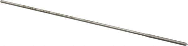 Made in USA - 0.046" High Speed Steel 4 Flute Chucking Reamer - Straight Flute, 0.039" Straight Shank, 1/2" Flute Length, 2-1/2" OAL - USA Tool & Supply