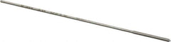 Made in USA - 0.046" High Speed Steel 4 Flute Chucking Reamer - Straight Flute, 0.039" Straight Shank, 1/2" Flute Length, 2-1/2" OAL - USA Tool & Supply