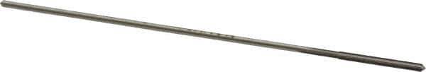 Made in USA - 0.0505" High Speed Steel 4 Flute Chucking Reamer - Straight Flute, 0.0455" Straight Shank, 1/2" Flute Length, 2-1/2" OAL - USA Tool & Supply