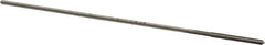 Made in USA - 0.0505" High Speed Steel 4 Flute Chucking Reamer - Straight Flute, 0.0455" Straight Shank, 1/2" Flute Length, 2-1/2" OAL - USA Tool & Supply