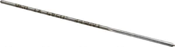 Made in USA - 0.0545" High Speed Steel 4 Flute Chucking Reamer - Straight Flute, 0.051" Straight Shank, 1/2" Flute Length, 2-1/2" OAL - USA Tool & Supply
