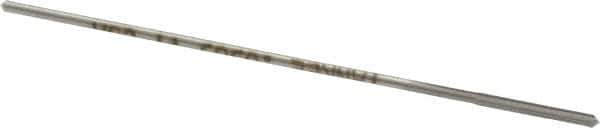 Made in USA - 0.0565" High Speed Steel 4 Flute Chucking Reamer - Straight Flute, 0.051" Straight Shank, 1/2" Flute Length, 2-1/2" OAL - USA Tool & Supply