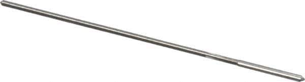 Made in USA - 0.0585" High Speed Steel 4 Flute Chucking Reamer - Straight Flute, 0.051" Straight Shank, 1/2" Flute Length, 2-1/2" OAL - USA Tool & Supply