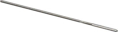 Made in USA - 0.0585" High Speed Steel 4 Flute Chucking Reamer - Straight Flute, 0.051" Straight Shank, 1/2" Flute Length, 2-1/2" OAL - USA Tool & Supply