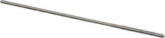 Made in USA - 0.0665" High Speed Steel 4 Flute Chucking Reamer - Straight Flute, 0.0585" Straight Shank, 1/2" Flute Length, 3" OAL - USA Tool & Supply