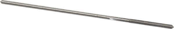 Made in USA - 0.0745" High Speed Steel 4 Flute Chucking Reamer - Straight Flute, 0.066" Straight Shank, 3/4" Flute Length, 3" OAL - USA Tool & Supply