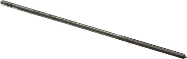 Made in USA - 0.079" High Speed Steel 4 Flute Chucking Reamer - Straight Flute, 0.072" Straight Shank, 3/4" Flute Length, 3" OAL - USA Tool & Supply