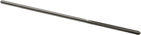 Made in USA - 0.0825" High Speed Steel 4 Flute Chucking Reamer - Straight Flute, 0.0771" Straight Shank, 3/4" Flute Length, 3" OAL - USA Tool & Supply