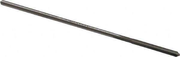 Made in USA - 0.0865" High Speed Steel 4 Flute Chucking Reamer - Straight Flute, 0.081" Straight Shank, 3/4" Flute Length, 3" OAL - USA Tool & Supply