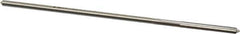 Made in USA - 0.087" High Speed Steel 4 Flute Chucking Reamer - Straight Flute, 0.081" Straight Shank, 3/4" Flute Length, 3" OAL - USA Tool & Supply