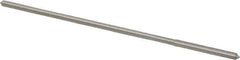 Made in USA - 0.0875" High Speed Steel 4 Flute Chucking Reamer - Straight Flute, 0.081" Straight Shank, 3/4" Flute Length, 3" OAL - USA Tool & Supply
